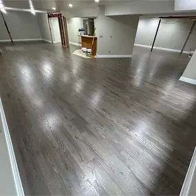 Stunning grey floors that reflect Colorado style — clean lines, modern appeal, and long-lasting results.