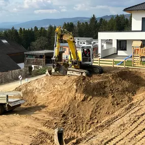 Baugrubenaushub