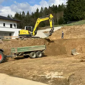 Baugrubenaushub