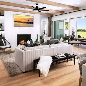Versatile floor plans featuring flexible indoor and outdoor gathering spaces