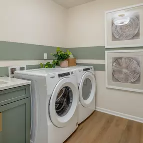 Convenient bedroom level laundry