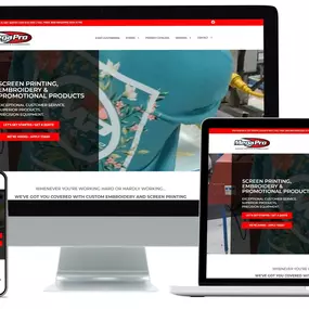 MegaPro Screen Printing & Embroidery Website built by Polarity Design Co: https://megaproscreenprint.com/