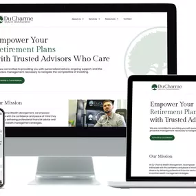 DuCharme Wealth Management Website built by Polarity Design Co: https://ducharmewealth.com/