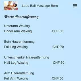 Bild von Bali Massage Bern
