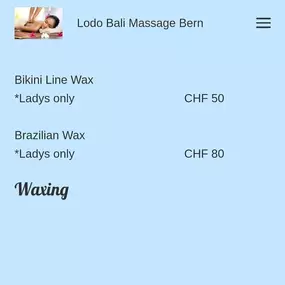 Bild von Bali Massage Bern