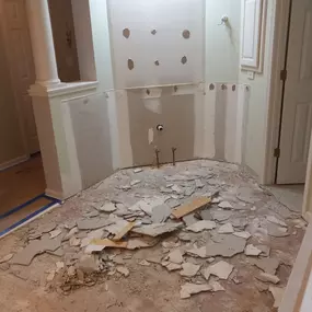 renovating a bathroom