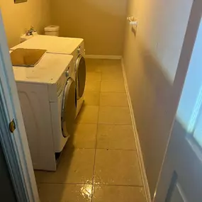 flooded laundry room