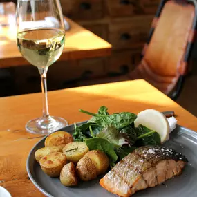 Scoff & Banter - Grilled salmon
