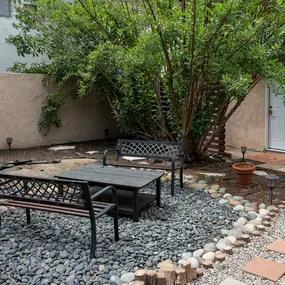 A calm backdrop for quiet moments, breathing fresh air, or casual conversation.