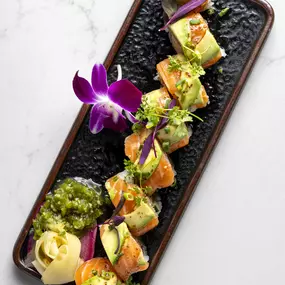 sushi roll, freshest fish in the desert