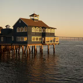 Located right on the water