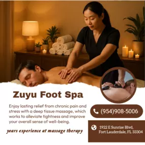 Massage is becoming more popular as people now understand the 
benefits of a regular massage session to their health and well-being.