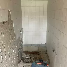 Badeinbau Durchgangszimmer inkl. Erstellung Flur