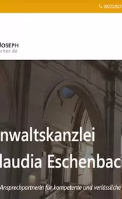 Bild von Rechtsanwältin Claudia Eschenbacher-Joseph