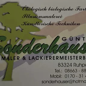 Bild von Sonderhauser Günther Malerfachbetrieb