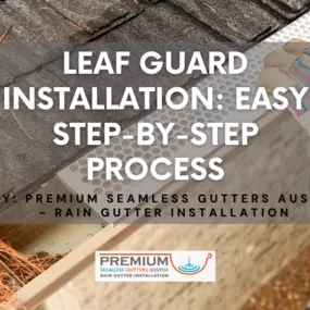 Leaf guard installation Round Rock