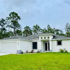 Single family paradise palm home construction