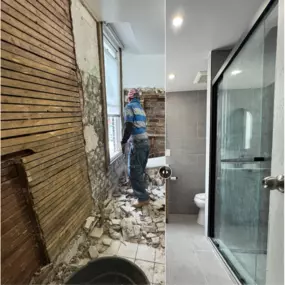 Before and After - Bathroom Remodel