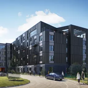 Rendering of the building