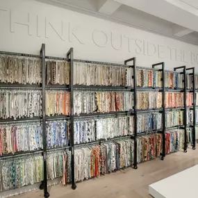 Explore the inspirational color walls to find a perfect match, then simply scan the sample to see other colors offered, as well as check stock and pricing information instantly.