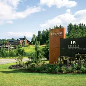 University of Washington Bothell campus is only 2 miles away