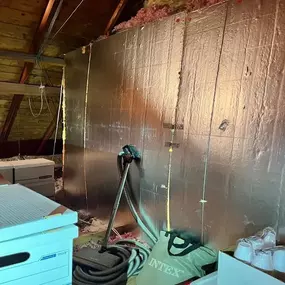 attic insulation installation