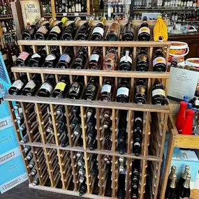 Curated wine selection at 12th & Pine Wine & Spirits in Nashville. Red, white, rosé, and sparkling wines perfect for any occasion—available in-store just minutes from Broadway and downtown hotels.
