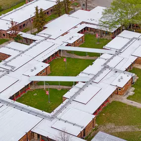 Coleman Roofing and Construction Metal Roofing for Acadian Middle School