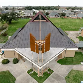 Coleman Roofing and Construction Metal Roofing for Sacred Heart Catholic Church