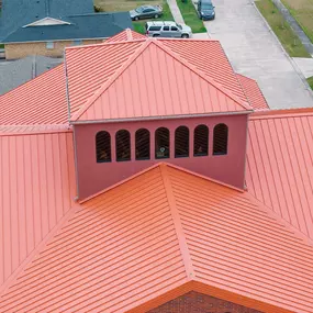 Coleman Roofing and Construction Metal Roofing for Ascension of Our Lord Church