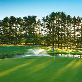 The golf course at Christmas Mountain Campground