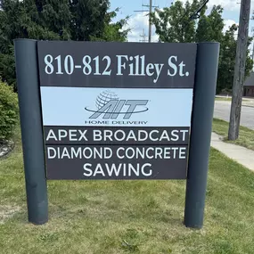 AIT Home Delivery - Lansing Street Sign