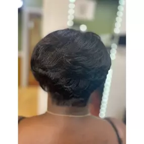Relaxer and pixie cut