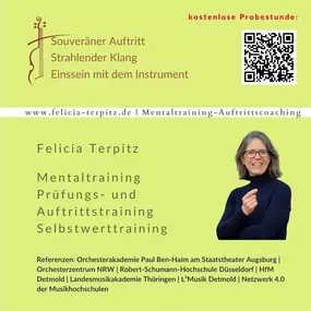 Bild von Felicia Terpitz | Violine | Mentaltraining | Auftrittstraining