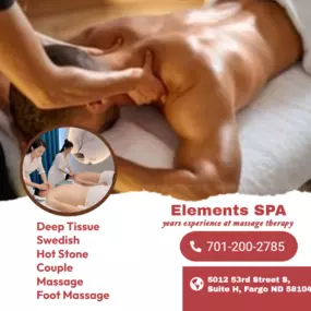 The full body massage targets all the major areas of the body that are most subject to strain 
and discomfort including the neck, back, arms, legs, and feet. If you need an area of the body 
that you feel needs extra consideration, such as an extra sore neck or back, feel free to make 
your massage therapist aware and they will be more than willing to accommodate you.