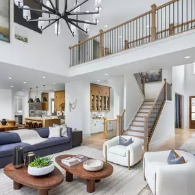 Open-concept floor plans ideal for entertaining and relaxing