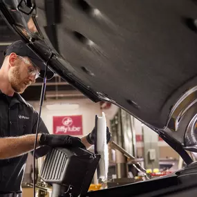 Filter replacement service at Jiffy Lube
