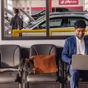 Jiffy Lube lounge