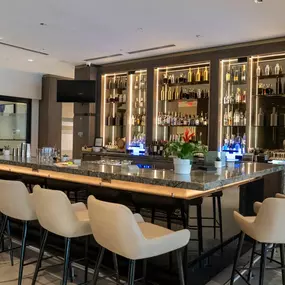 Bar seating at AC Lounge