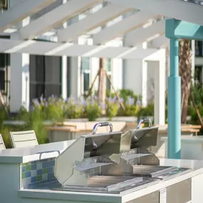 Camden Clearwater apartments outdoor bbq grills