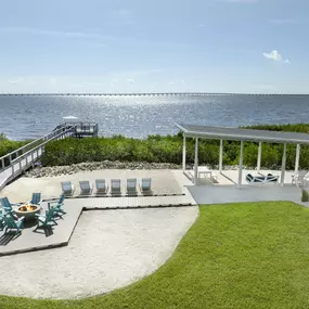 camden clearwater apartments in clearwater, fl resident beach with bay views