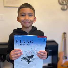 ???? Unlock Your Child’s Musical Potential! ????
At Baney Jones Music Studio, young musicians thrive! This proud student just leveled up in piano using the award-winning Piano Adventures series.

Our lessons build confidence, focus, and creativity—all while having fun! Whether your child is a total beginner or already playing, we’ll guide them to their next musical milestone.

???? Start your child’s piano journey today!
???? Call or text us: +1 (888) 301-9215
???? Enroll now at baneyjonesmusic.