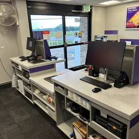 Counter view