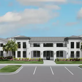 Rendering of the property building