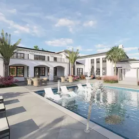 Rendering of the swimming pool