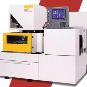 The FANUC RoboCut C400iC Wire EDM offers precision cutting with virtually no re-cast, powered by the 31i-WB control and AWF3 threading for up to 10