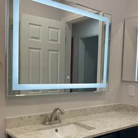 JC Kitchen & Bath - Bathroom vanity lighted mirrors