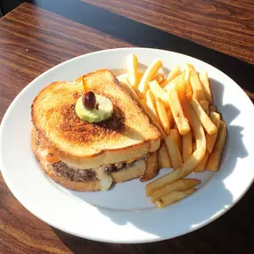 Crepes And Burgers 68 - sandwich with fries