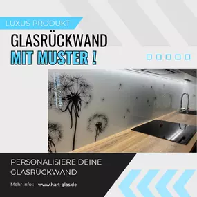 Bild von Hartglas - Küche Glasrückwand / Glas auf Maß