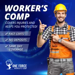 Worker's Comp Coavers Injuries and Keeps you protected!